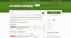 Desktop Screenshot of losangelesjobboard.com