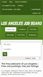 Mobile Screenshot of losangelesjobboard.com